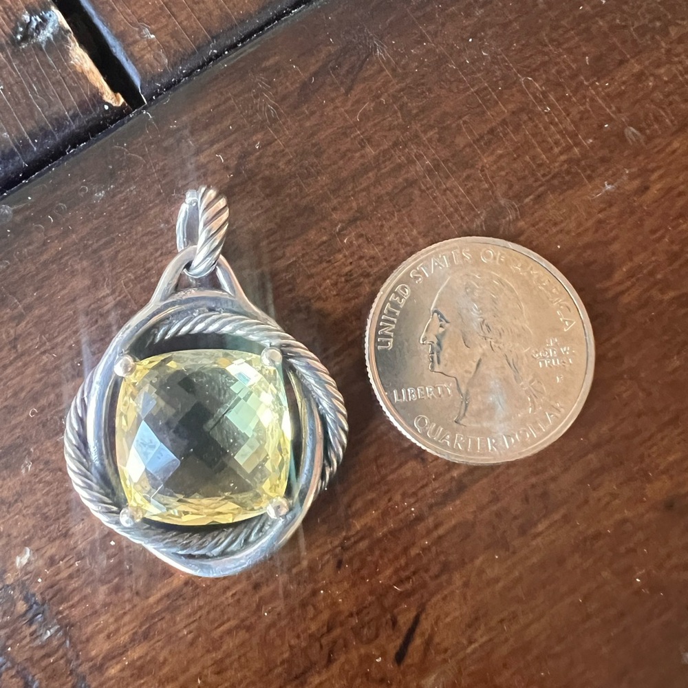 David Yurman Infiniti Lemon Yellow Enhancer (no chain) - Picture 7 of 7
